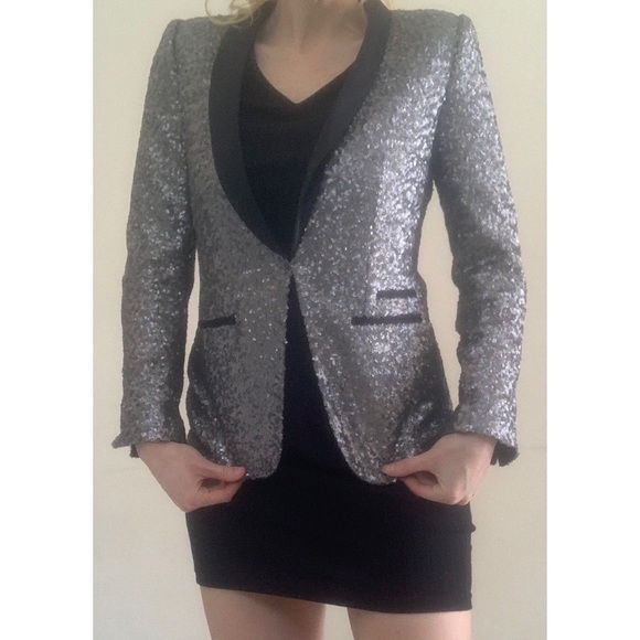 Calvin Klein sequin blazer - Picture 2 of 4